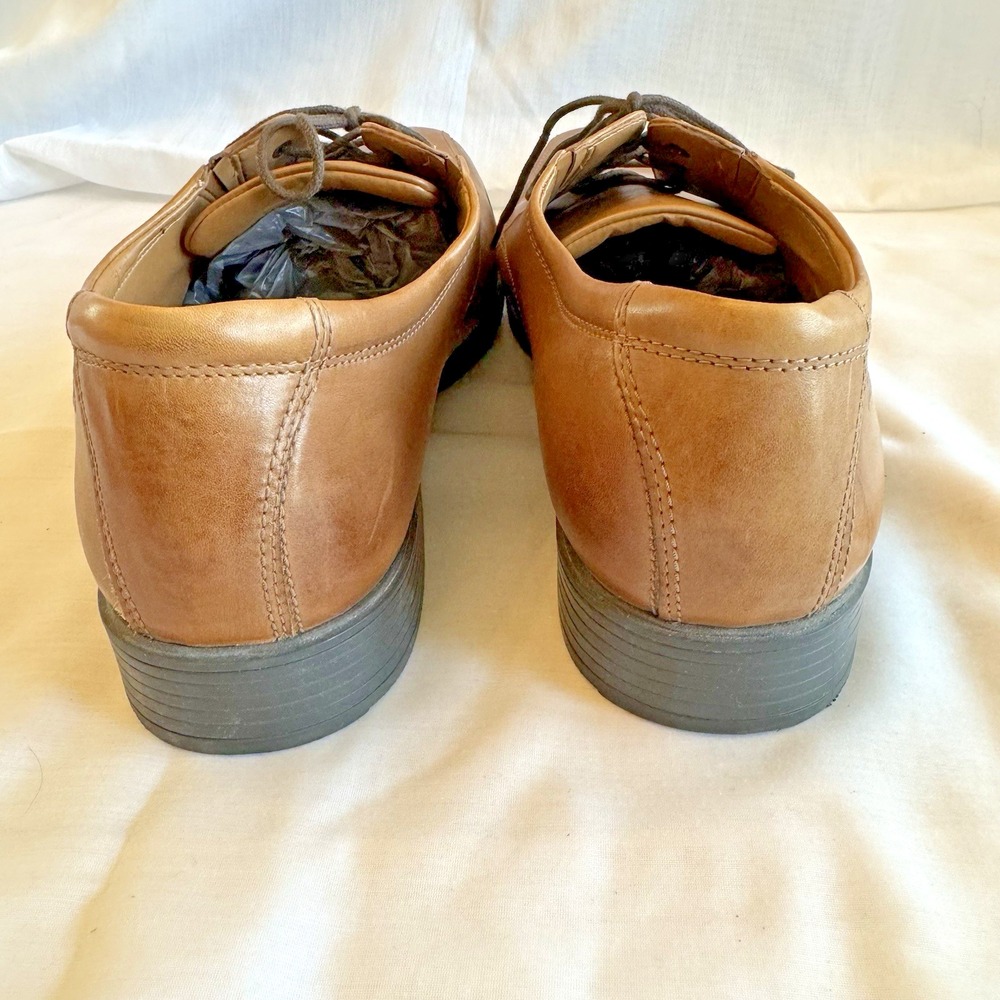 Clarks Collection Mens Tilden Walk Oxford Brown Tan Dress Shoes Casual SIZE 13 W - Picture 6 of 10